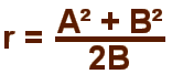 radius calculation equation radius calculation equation