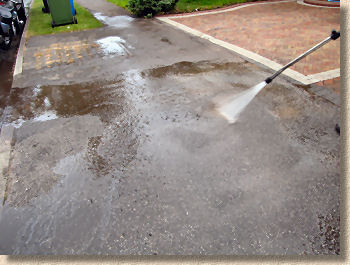 wash down public footpath